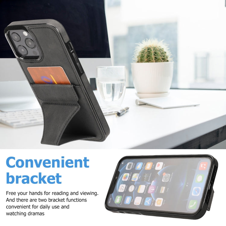 For iPhone 15 Pro Max Ultra-thin Shockproof Phone Protective Case with Holder