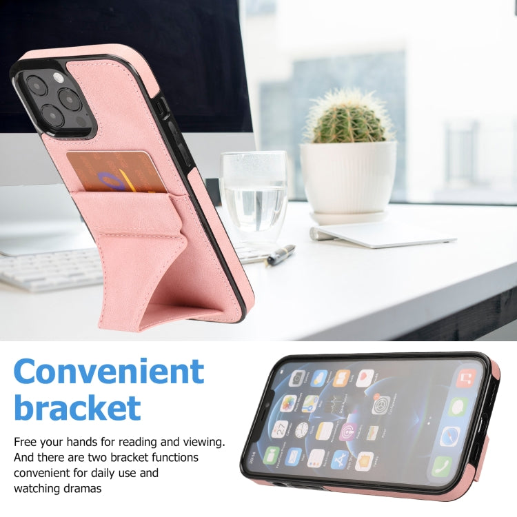 For iPhone 15 Pro Max Ultra-thin Shockproof Phone Protective Case with Holder