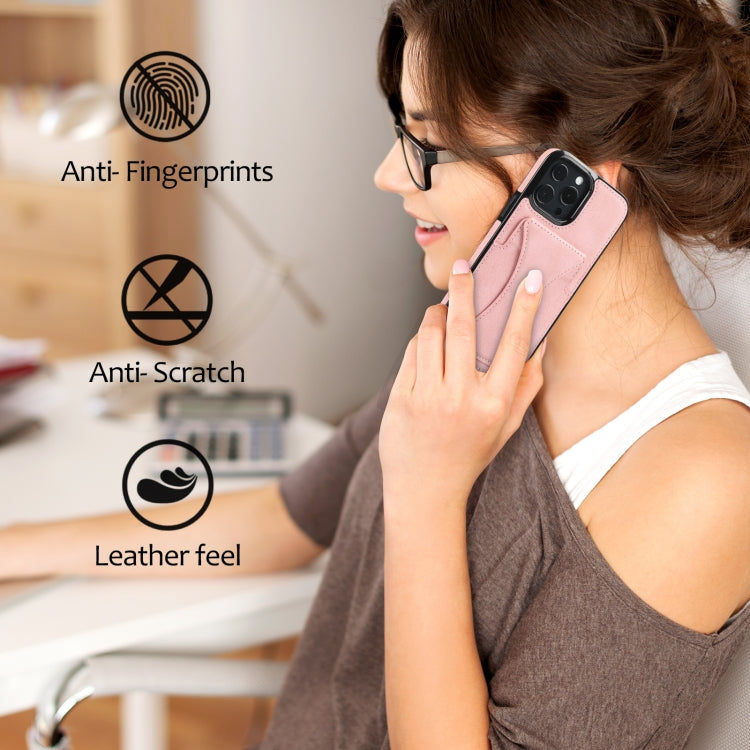 For iPhone 15 Pro Max Ultra-thin Shockproof Phone Protective Case with Holder