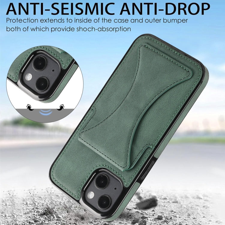 For iPhone 15 Plus / 14 Plus Ultra-thin Shockproof Phone Protective Case with Holder