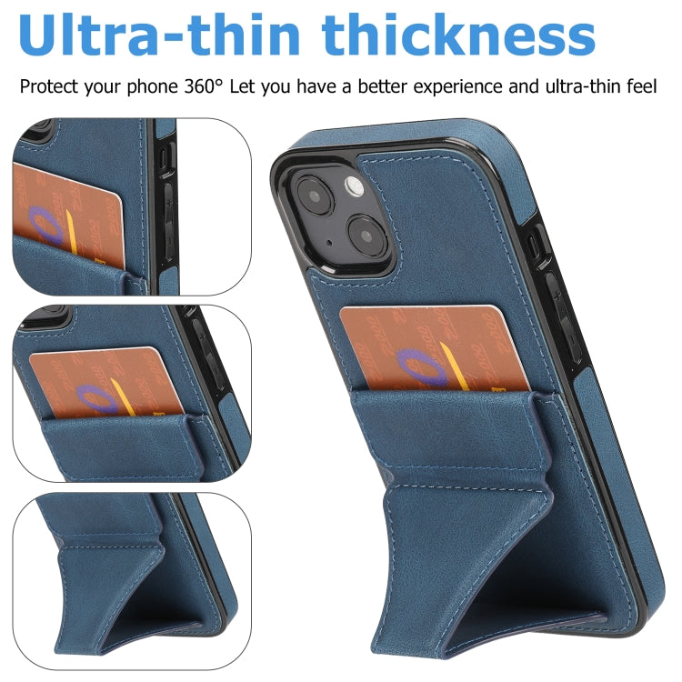 For iPhone 15 Plus / 14 Plus Ultra-thin Shockproof Phone Protective Case with Holder