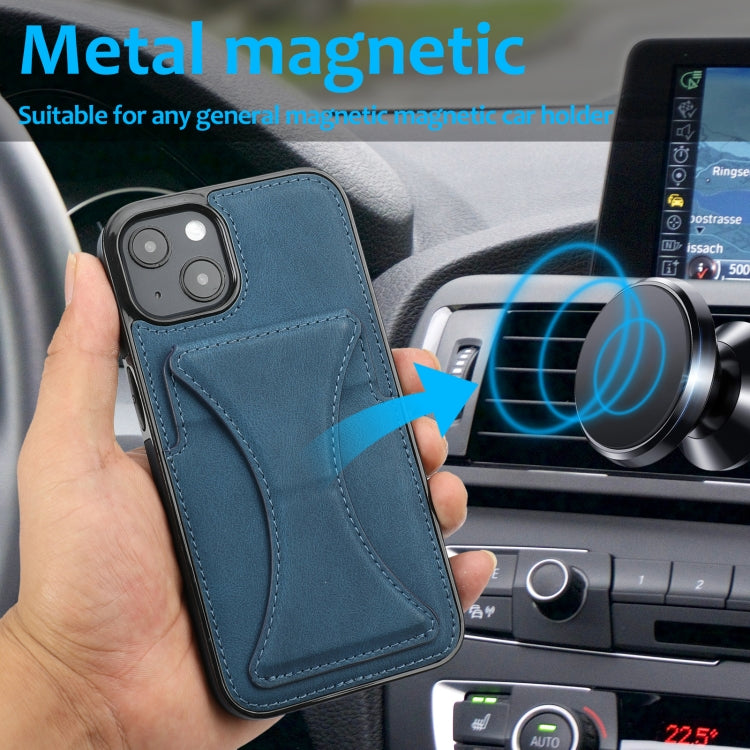 For iPhone 15 Plus / 14 Plus Ultra-thin Shockproof Phone Protective Case with Holder