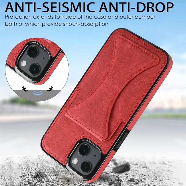 For iPhone 15 Plus / 14 Plus Ultra-thin Shockproof Phone Protective Case with Holder
