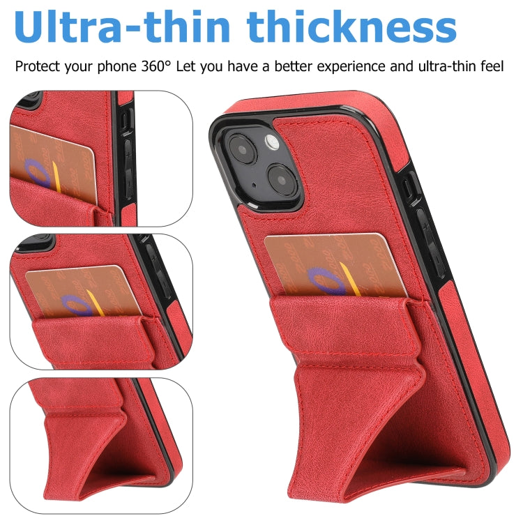 For iPhone 15 Plus / 14 Plus Ultra-thin Shockproof Phone Protective Case with Holder