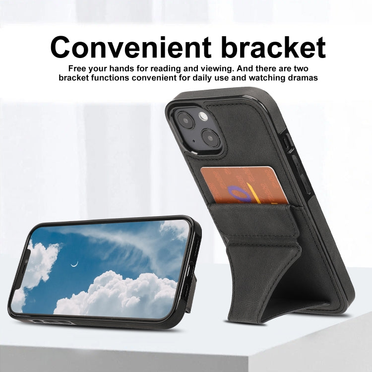 For iPhone 15 Plus / 14 Plus Ultra-thin Shockproof Phone Protective Case with Holder