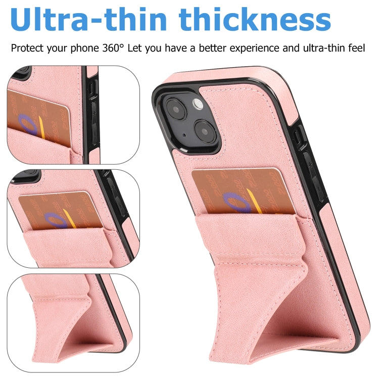 For iPhone 15 Plus / 14 Plus Ultra-thin Shockproof Phone Protective Case with Holder