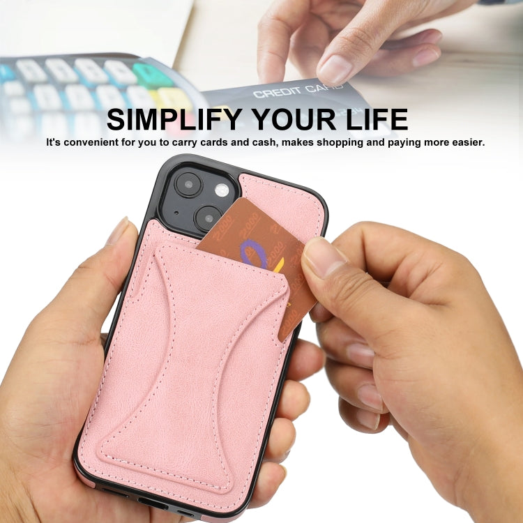 For iPhone 15 Plus / 14 Plus Ultra-thin Shockproof Phone Protective Case with Holder
