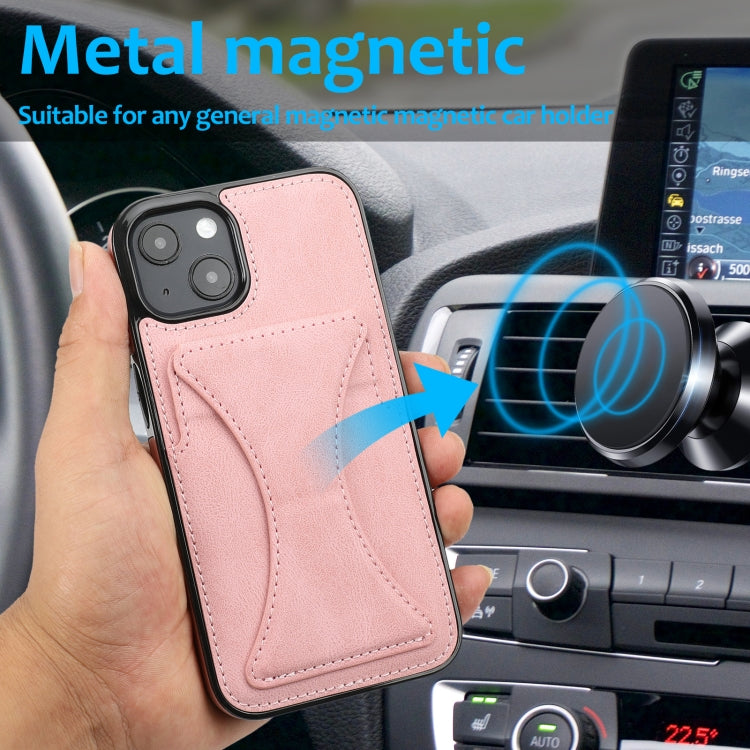 For iPhone 15 Plus / 14 Plus Ultra-thin Shockproof Phone Protective Case with Holder