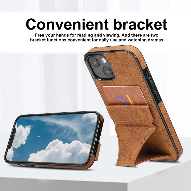 For iPhone 15 Ultra-thin Shockproof Phone Protective Case with Holder