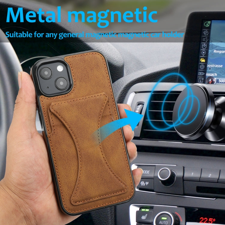 For iPhone 15 Ultra-thin Shockproof Phone Protective Case with Holder