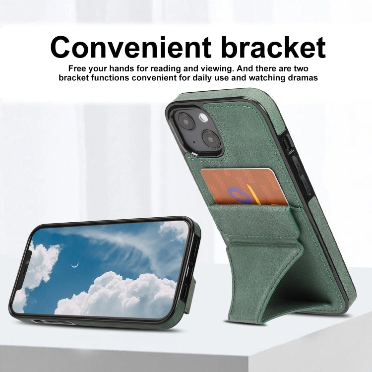 For iPhone 15 Ultra-thin Shockproof Phone Protective Case with Holder