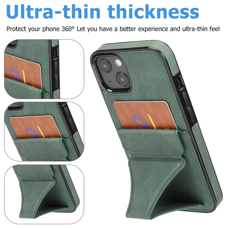 For iPhone 15 Ultra-thin Shockproof Phone Protective Case with Holder