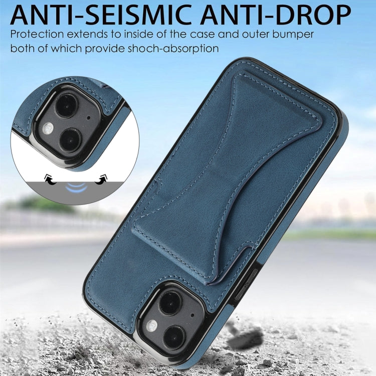 For iPhone 15 Ultra-thin Shockproof Phone Protective Case with Holder