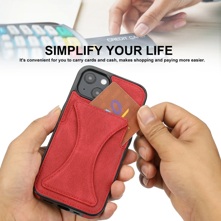 For iPhone 15 Ultra-thin Shockproof Phone Protective Case with Holder