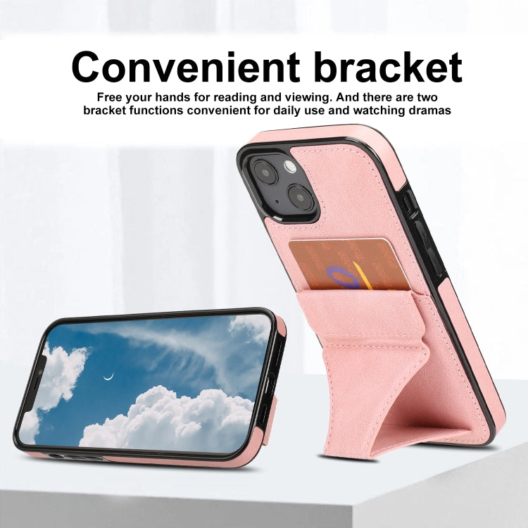 For iPhone 15 Ultra-thin Shockproof Phone Protective Case with Holder