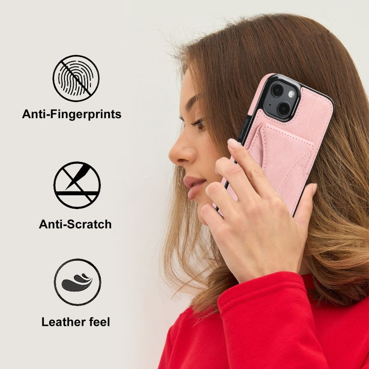 For iPhone 15 Ultra-thin Shockproof Phone Protective Case with Holder