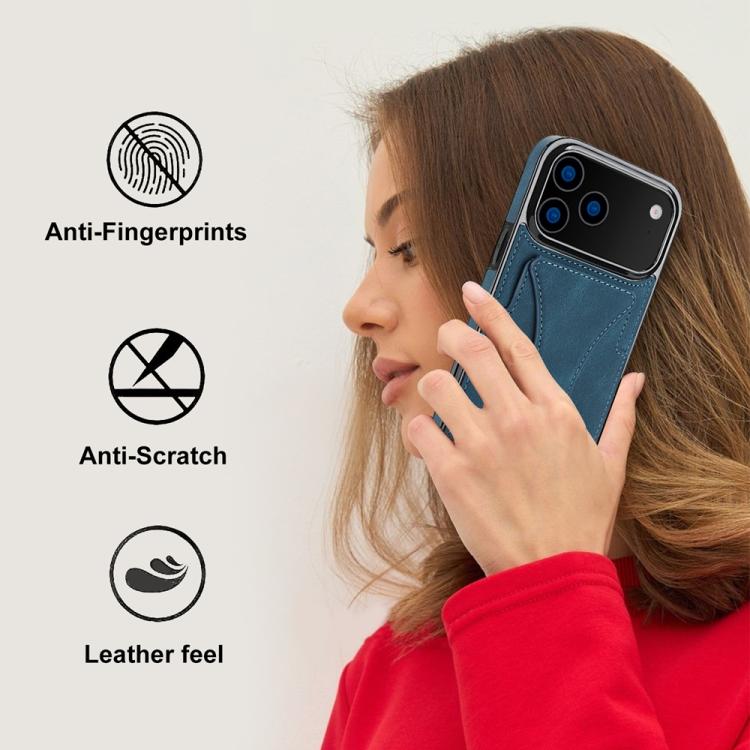 For iPhone 17 Pro Max Ultra-thin Shockproof Phone Protective Case with Holder