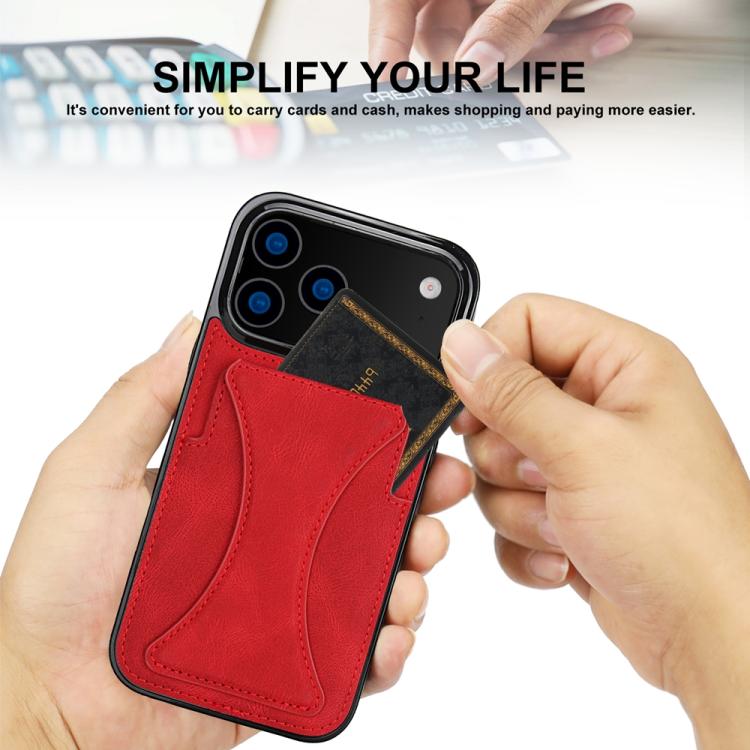 For iPhone 17 Pro Max Ultra-thin Shockproof Phone Protective Case with Holder