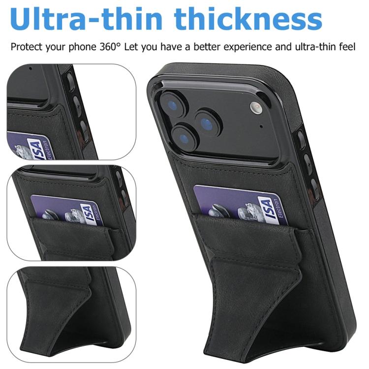 For iPhone 17 Pro Max Ultra-thin Shockproof Phone Protective Case with Holder