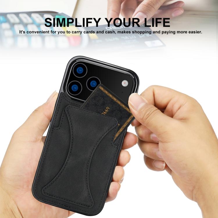 For iPhone 17 Pro Max Ultra-thin Shockproof Phone Protective Case with Holder