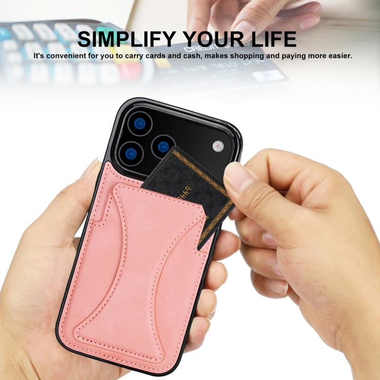 For iPhone 17 Pro Max Ultra-thin Shockproof Phone Protective Case with Holder