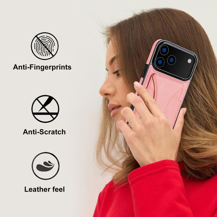 For iPhone 17 Pro Max Ultra-thin Shockproof Phone Protective Case with Holder