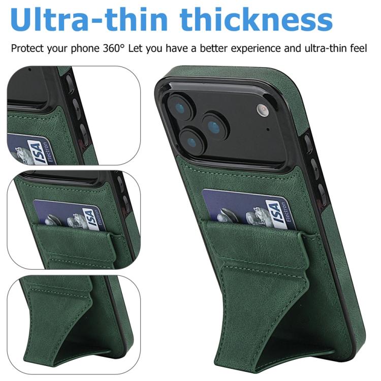 For iPhone 17 Pro Ultra-thin Shockproof Phone Protective Case with Holder