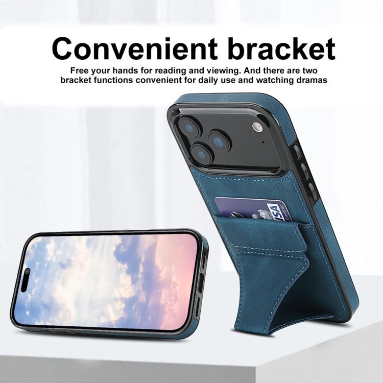 For iPhone 17 Pro Ultra-thin Shockproof Phone Protective Case with Holder