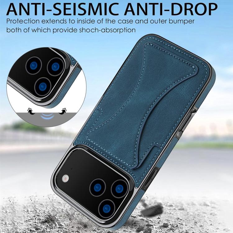 For iPhone 17 Pro Ultra-thin Shockproof Phone Protective Case with Holder