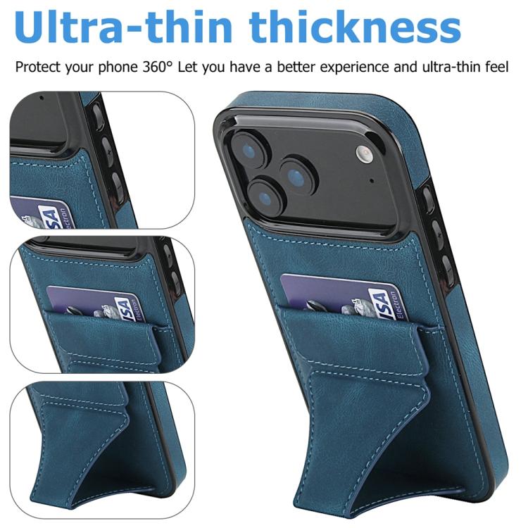 For iPhone 17 Pro Ultra-thin Shockproof Phone Protective Case with Holder