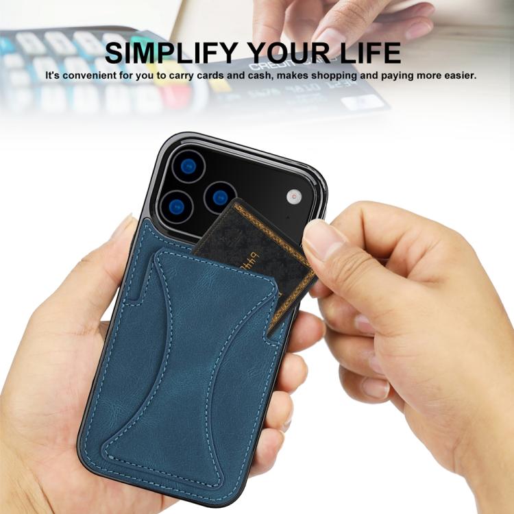 For iPhone 17 Pro Ultra-thin Shockproof Phone Protective Case with Holder