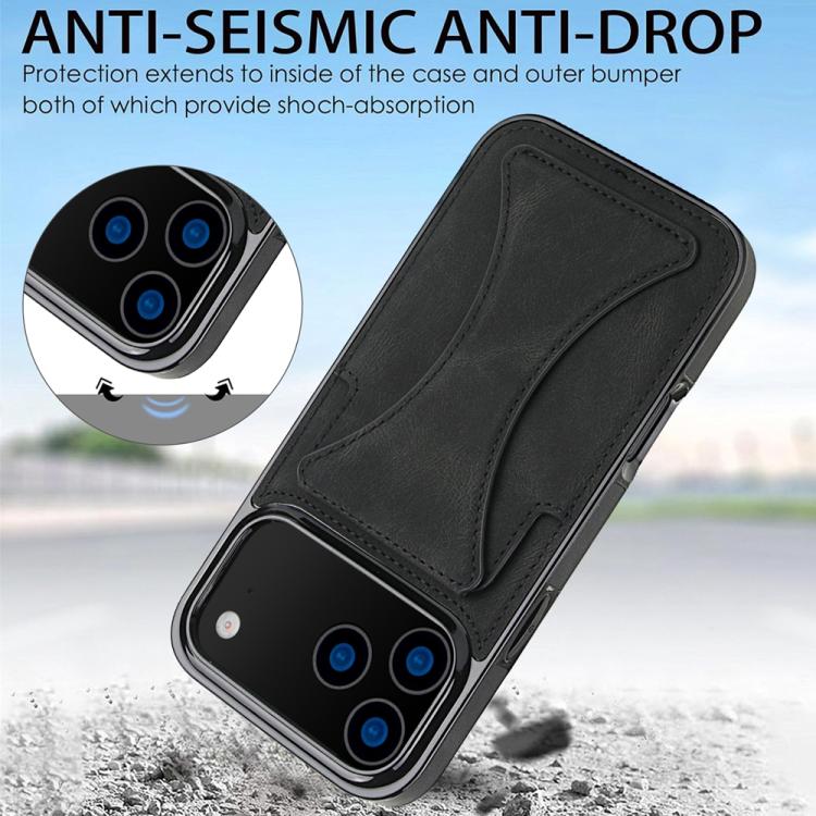 For iPhone 17 Pro Ultra-thin Shockproof Phone Protective Case with Holder