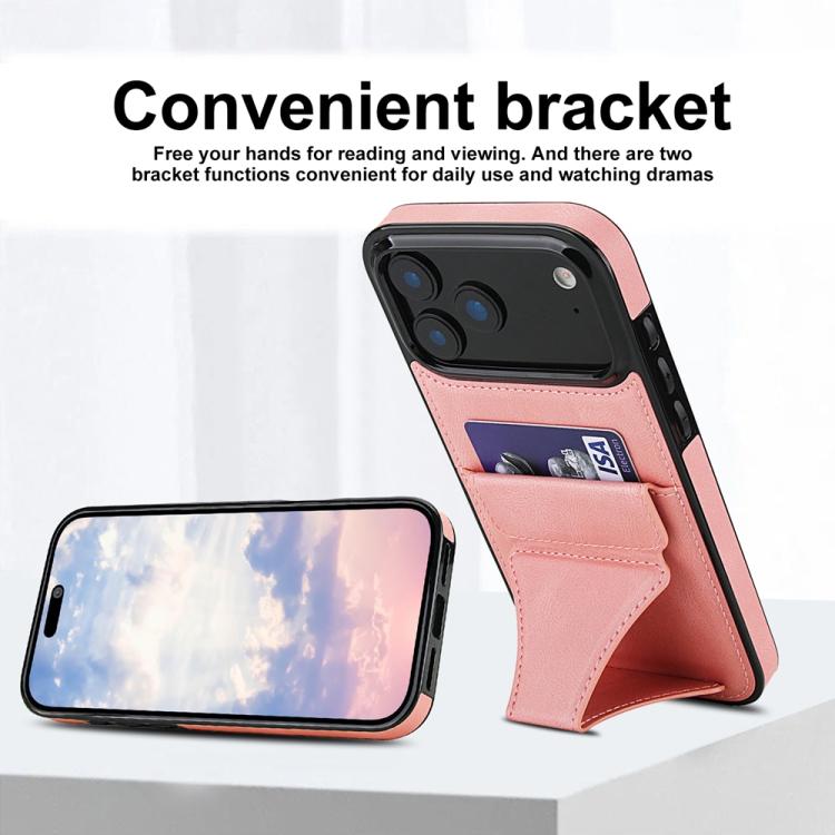 For iPhone 17 Pro Ultra-thin Shockproof Phone Protective Case with Holder