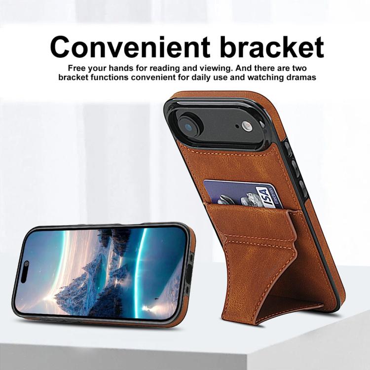 For iPhone Air Ultra-thin Shockproof Phone Protective Case with Holder