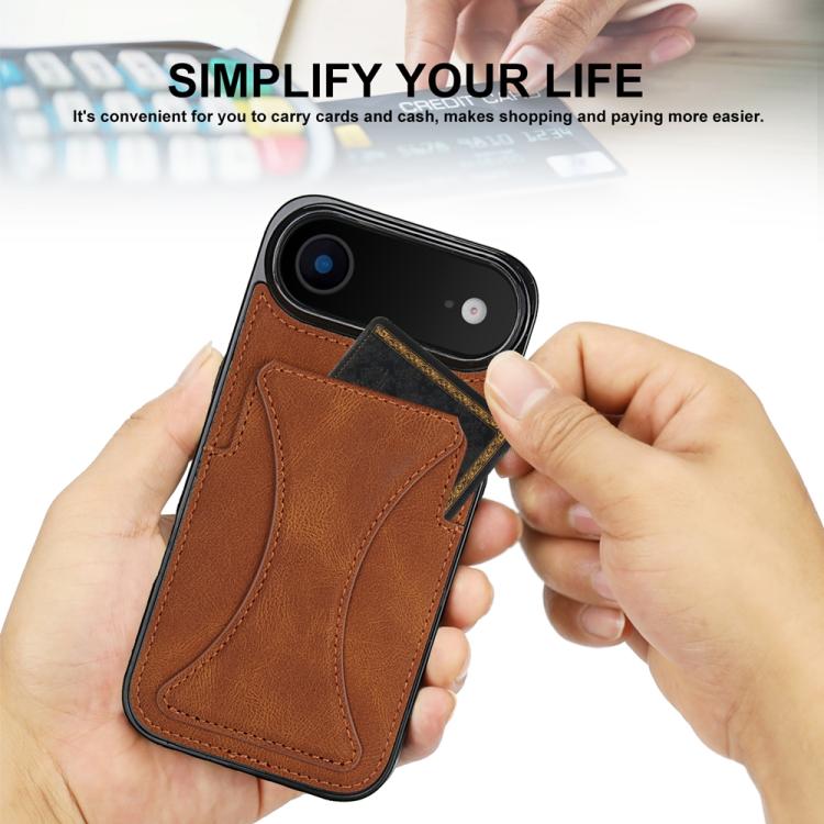 For iPhone Air Ultra-thin Shockproof Phone Protective Case with Holder