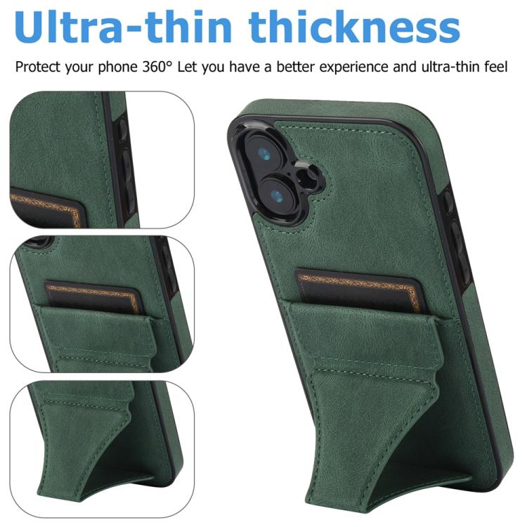 For iPhone 17 Ultra-thin Shockproof Phone Protective Case with Holder