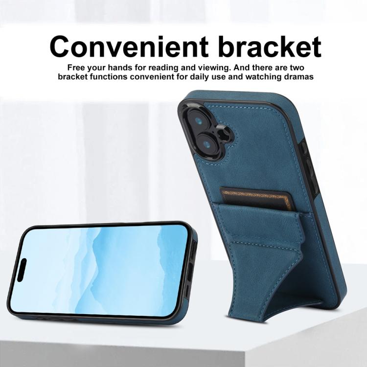 For iPhone 17 Ultra-thin Shockproof Phone Protective Case with Holder