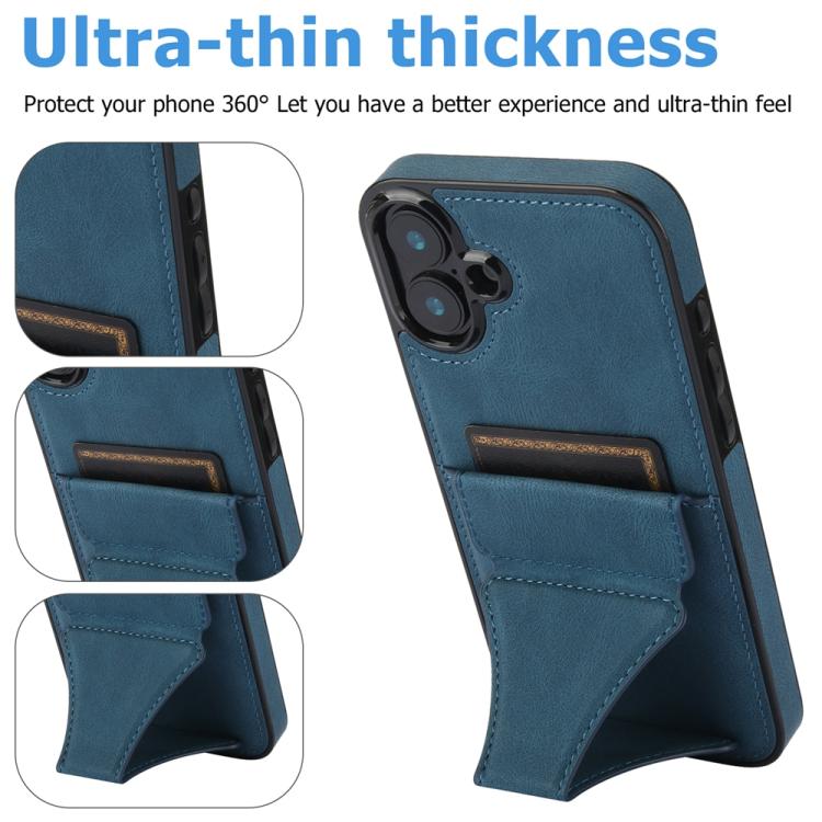 For iPhone 17 Ultra-thin Shockproof Phone Protective Case with Holder
