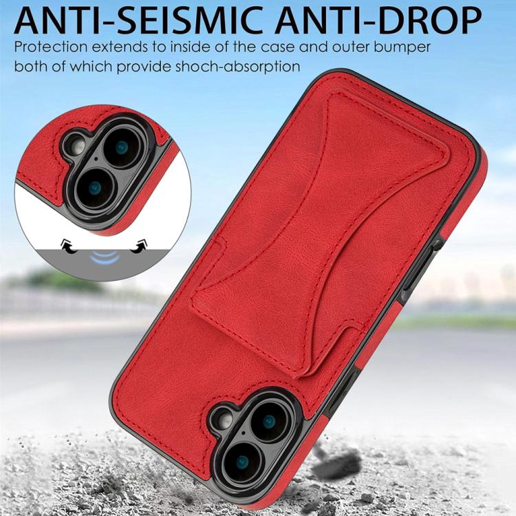 For iPhone 17 Ultra-thin Shockproof Phone Protective Case with Holder
