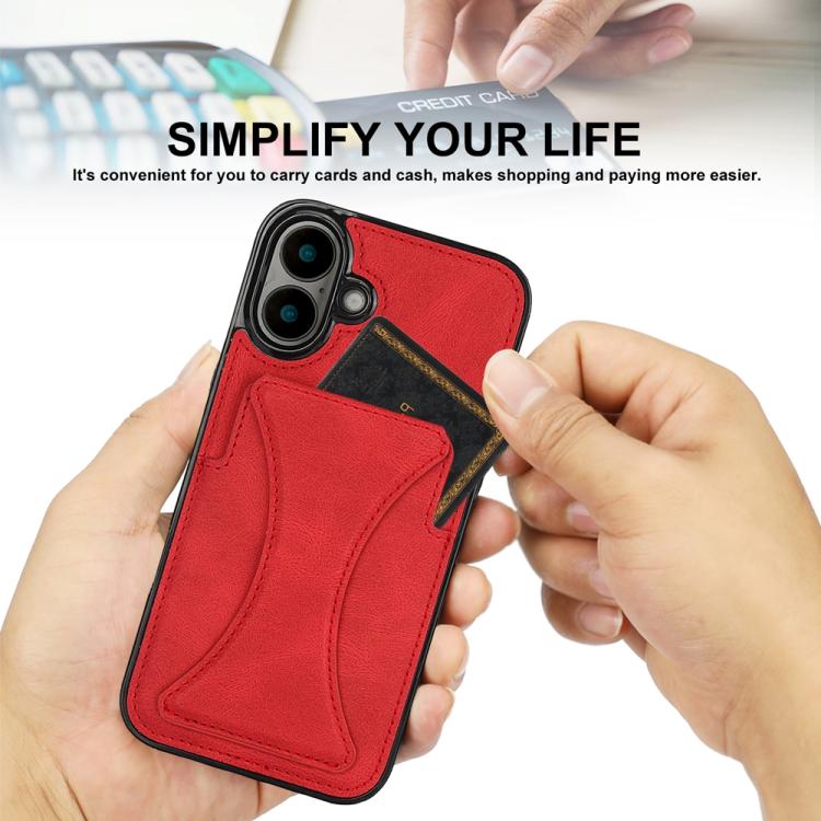For iPhone 17 Ultra-thin Shockproof Phone Protective Case with Holder