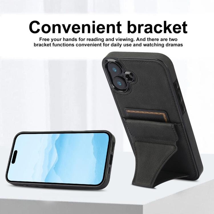 For iPhone 17 Ultra-thin Shockproof Phone Protective Case with Holder