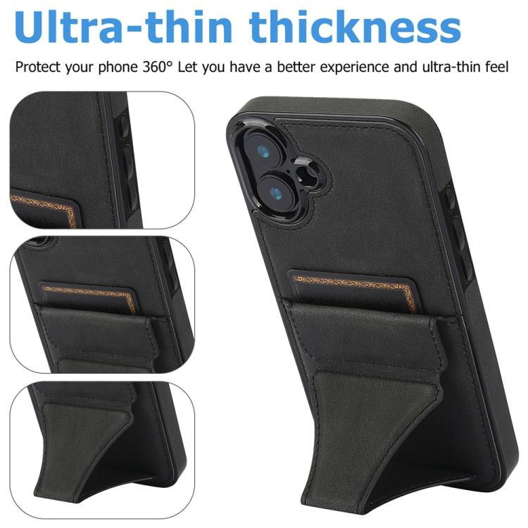 For iPhone 17 Ultra-thin Shockproof Phone Protective Case with Holder