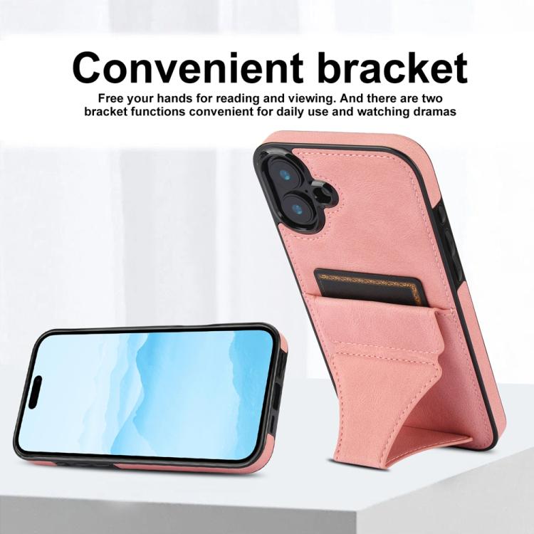 For iPhone 17 Ultra-thin Shockproof Phone Protective Case with Holder