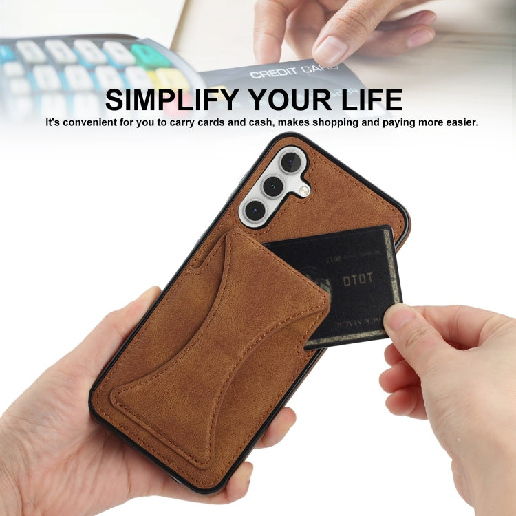 For Samsung Galaxy A35 5G Ultra-thin Shockproof Phone Protective Case with Holder