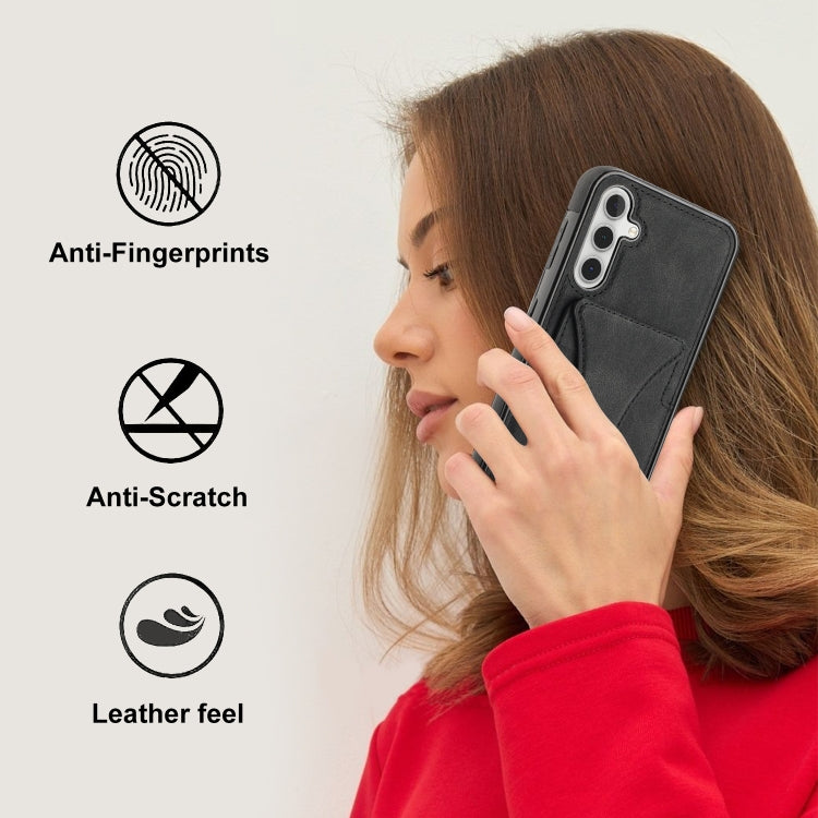 For Samsung Galaxy A55 5G Ultra-thin Shockproof Phone Protective Case with Holder