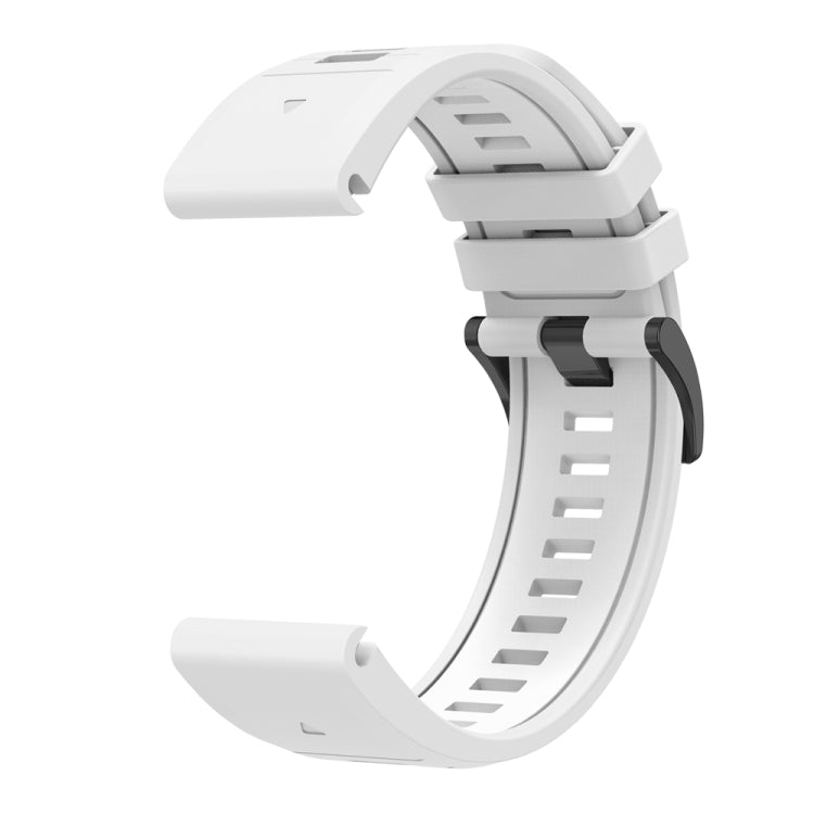 For Garmin 26mm Two Color Quick Release Silicone Watch Band with Tool