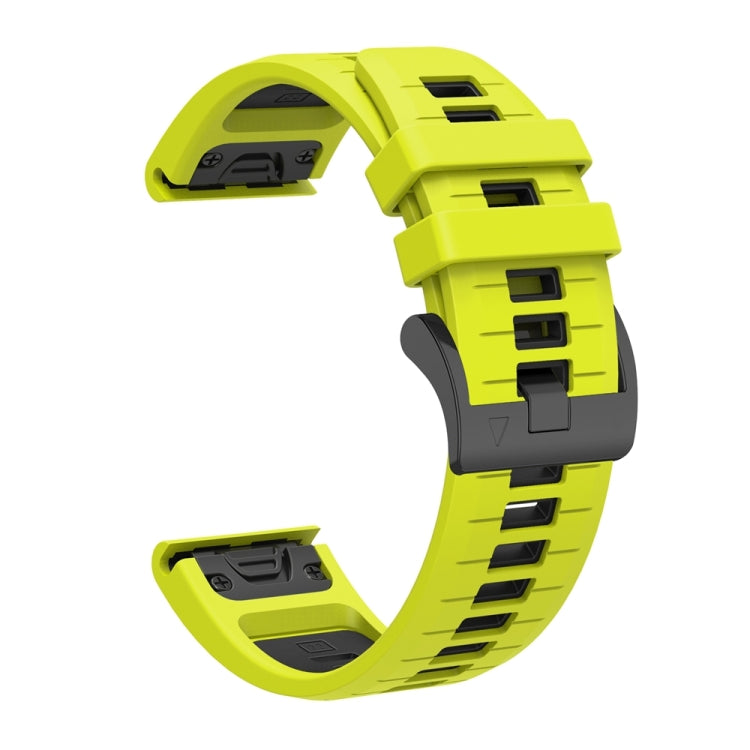 For Garmin 26mm Two Color Quick Release Silicone Watch Band with Tool