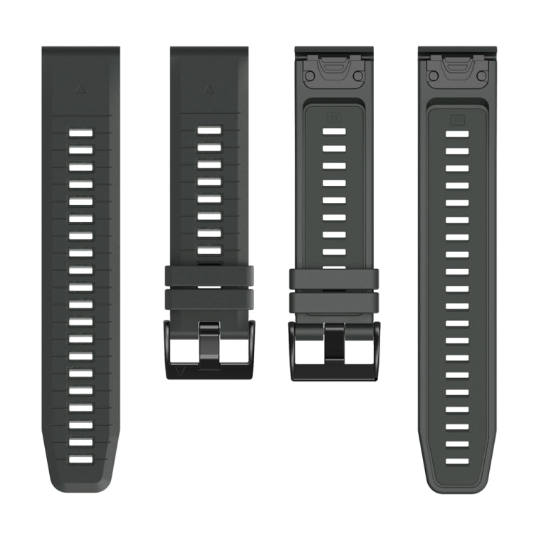 For Garmin 26mm Two Color Quick Release Silicone Watch Band with Tool