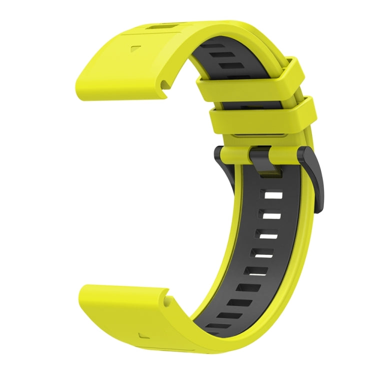 For Garmin 22mm Two Color Quick Release Silicone Watch Band with Tool
