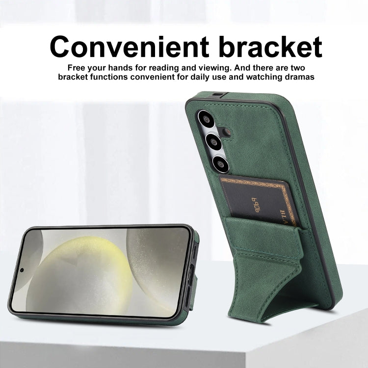 For Samsung Galaxy S24 5G Ultra-thin Shockproof Phone Protective Case with Holder